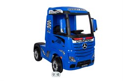 Mercedes Actros Truck Blå 12V, 4x12V motorer og 2 x 12V batterier